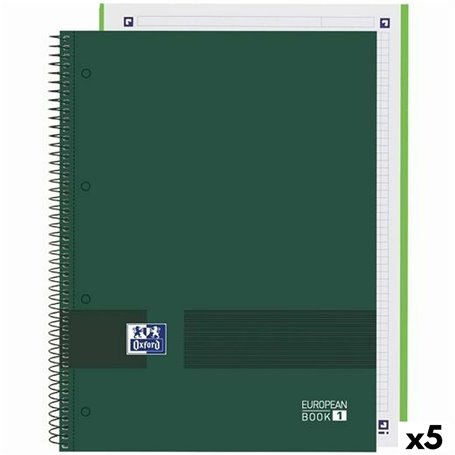 Cahier Oxford European Book Write&Erase Vert militaire A4 80 Volets 5 Un 38,99 €