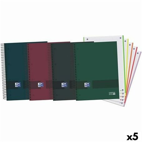 Lot de cahiers Oxford European Book 5 Multicouleur A4 120 Volets (5 Unit 66,99 €