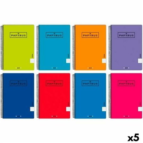 Cahier Papyrus 80 Volets quarto (5 Unités) 24,99 €