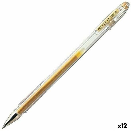 Crayon Roller Pilot G-1 Doré Ballon 0,4 mm (12 Unités) 26,99 €