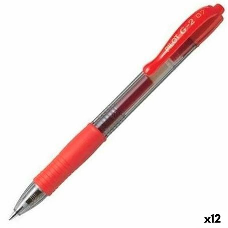 Stylo gel Pilot G-2 07 Rouge Ballon 0,4 mm (12 Unités) 33,99 €