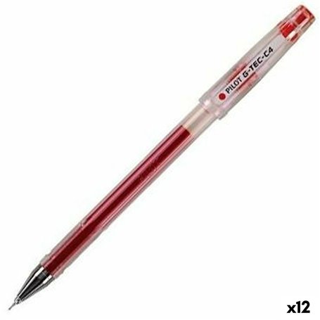 Stylo gel Pilot G-Tec C4 Rouge 0,2 mm (12 Unités) 35,99 €