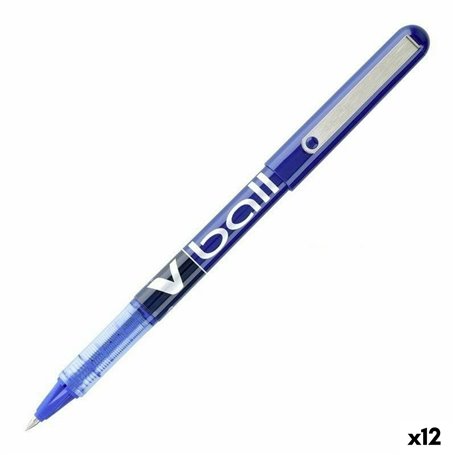 Crayon Roller Pilot V Ball 0,7 mm Bleu Métal/Plastique (12 Unités) 30,99 €