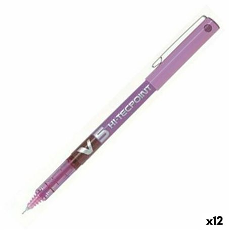 Crayon Roller Pilot V5 Violet 0,3 mm Aiguille (12 Unités) 30,99 €