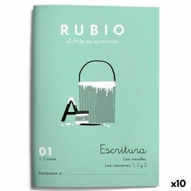 Cahier d'écriture et de calligraphie Rubio Nº01 A5 Espagnol 20 Volets (1 29,99 €
