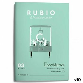Cahier d'écriture et de calligraphie Rubio Nº03 A5 Espagnol 20 Volets (1 29,99 €
