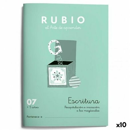 Cahier d'écriture et de calligraphie Rubio Nº07 A5 Espagnol 20 Volets (1 29,99 €