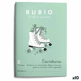 Cahier d'écriture et de calligraphie Rubio Nº2 A5 Espagnol 20 Volets (10 29,99 €