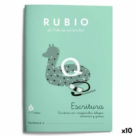 Cahier d'écriture et de calligraphie Rubio Nº06 A5 Espagnol 20 Volets (1 29,99 €