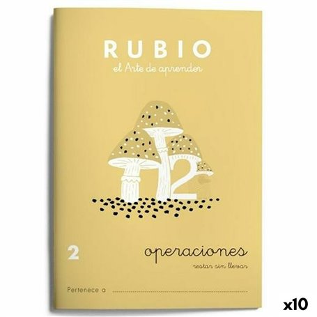 Cahier de maths Rubio Nº2 A5 Espagnol 20 Volets (10 Unités) 30,99 €