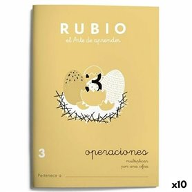 Cahier de maths Rubio Nº3 A5 Espagnol 20 Volets (10 Unités) 30,99 €