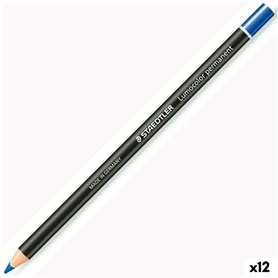 Crayons Staedtler Lumocolor Permanent Glasochrom Permanent Bleu Bois (12 31,99 €