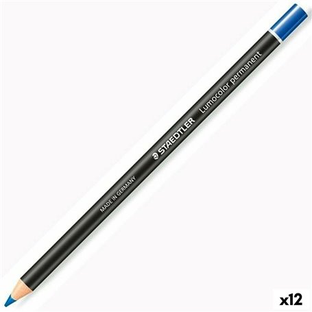 Crayons Staedtler Lumocolor Permanent Glasochrom Permanent Bleu Bois (12 31,99 €