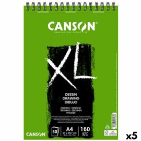 Bloc-notes Canson XL Drawing Blanc A4 50 Volets 160 g/m2 5 Unités 52,99 €