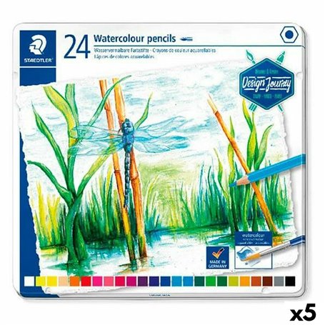crayons de couleurs pour aquarelle Staedtler Design Journey (5 Unités) 89,99 €