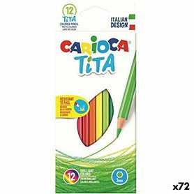 Ensemble de Crayons Carioca Tita Multicouleur 12 Pièces Résine (72 Unité 89,99 €