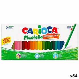 Crayons gras de couleur Carioca Plastello Multicouleur (54 Unités) 159,99 €