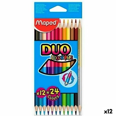 Crayons de couleur Maped Duo Color' Peps\t Multicouleur 12 Pièces Double  44,99 €