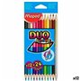 Crayons de couleur Maped Duo Color' Peps\t Multicouleur 12 Pièces Double  44,99 €