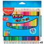 Crayons de couleur Maped Duo Color' Peps\t Multicouleur 24 Pièces Double  76,99 €