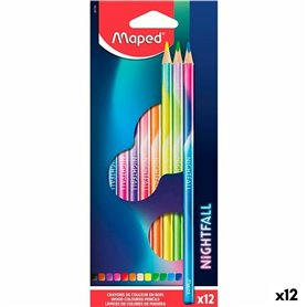Crayons de couleur Maped Nightfall Multicouleur 12 Pièces (12 Unités) 41,99 €