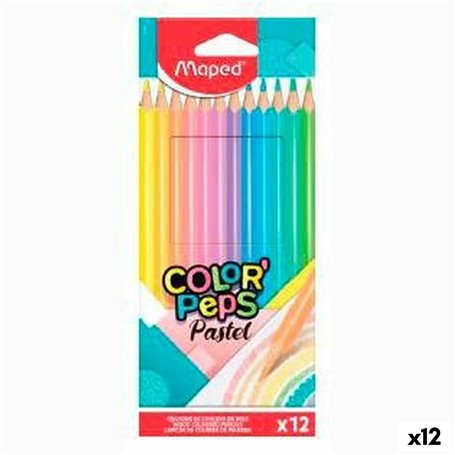 Crayons de couleur Maped Color' Peps Multicouleur 12 Pièces (12 Unités) 39,99 €