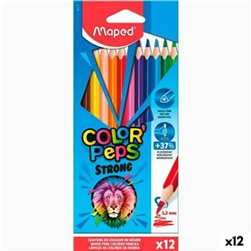 Crayons de couleur Maped Color' Peps Strong Multicouleur 12 Pièces (12 U 28,99 €