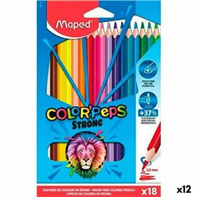 Crayons de couleur Maped Color' Peps Strong Multicouleur 18 Pièces (12 U 37,99 €