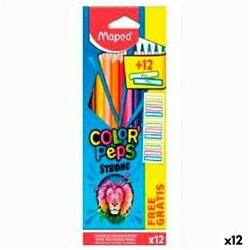 Crayons de couleur Maped Color' Peps Strong Multicouleur 12 Pièces (12 U 35,99 €