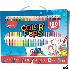 Crayons de couleur Maped Multicouleur 100 Pièces (6 Unités) 99,99 €