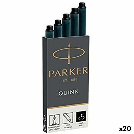 Recharge dencre de stylo plume Parker Quink Noir (20 Unités) 68,99 €