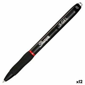 Stylo gel Sharpie S-Gel Rétractile Rouge 0,7 mm (12 Unités) 30,99 €