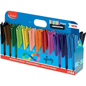 Crayons de couleur Maped Infinity 144 Pièces Multicouleur 37,99 €