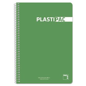 Cahier Pacsa Plastipac 80 Volets Din A4 Vert clair (5 Unités) 30,99 €