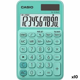 Calculatrice Casio SL-310UC Vert (10 Unités) 99,99 €