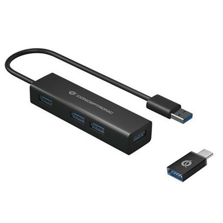 Hub USB Conceptronic Noir 39,99 €