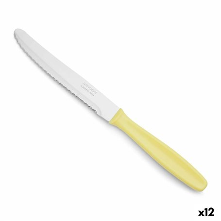Couteau de table Arcos Jaune Acier inoxydable polypropylène (12 Unités) 32,99 €