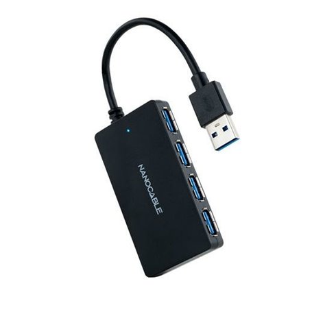 Hub USB NANOCABLE Hub USB 3.0 con 4 Puertos de USB 3.0, USB-A/M-USB 3.0/ 31,99 €