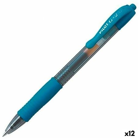 Stylo gel Pilot G-2 Turquoise 0,4 mm (12 Unités) 33,99 €