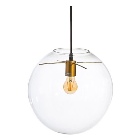 Suspension Verre Doré Transparent 30 x 30 x 30 cm Vintage Ø 35 cm 239,99 €