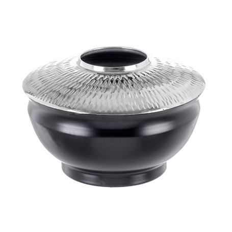 Vase 21 x 21 x 11,5 cm Noir Aluminium 33,99 €