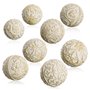 Balles Décoration Doré Blanc 10 x 10 x 10 cm (8 Unités) 77,99 €