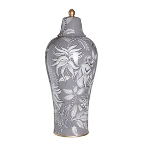 Vase Céramique Gris Singe 30 x 30 x 72 cm 259,99 €