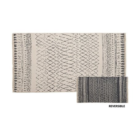 Tapis 80 x 150 cm Gris Beige Coton 71,99 €