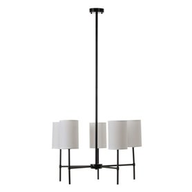 Suspension 64 x 64 x 38 cm Noir Métal Blanc Ø 18 cm 289,99 €