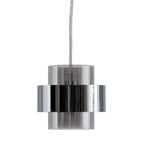 Suspension Verre Métal Argent Ø 10 cm 20 x 20 x 120 cm 110,99 €