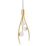 Suspension 22 x 22 x 120 cm Verre Doré Métal 139,99 €