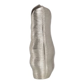 Vase Métal Argent 17 x 9 x 44 cm 80,99 €