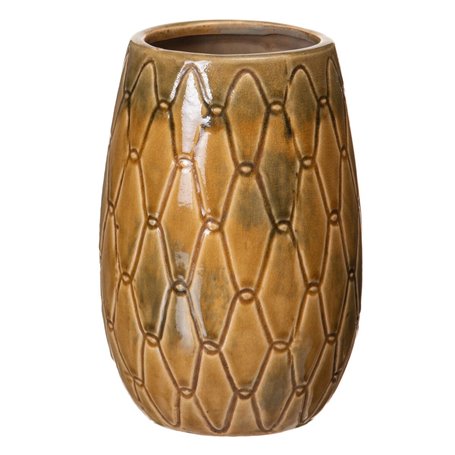 Vase 15 x 15 x 22,5 cm Céramique Moutarde 40,99 €