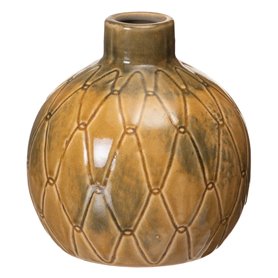 Vase 17,5 x 17,5 x 18 cm Céramique Moutarde 38,99 €
